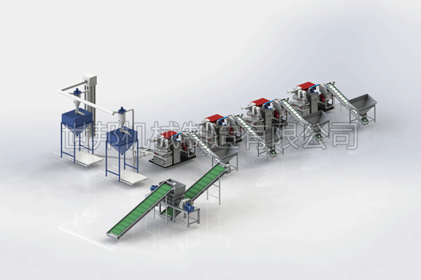2吨全自动干式铜米机生产线