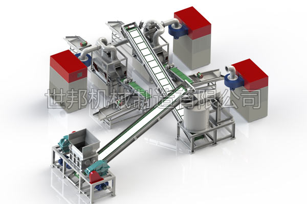 电路板回收设备采用干法分离分离率达99%